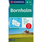 236 Bornholm Kompass Wanderkarte